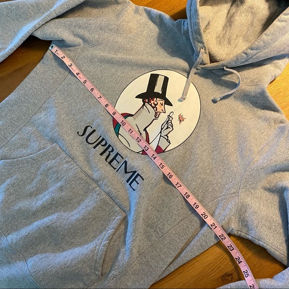 Supreme New Yorker Uptown Hoodie Sweatshirt EUC Size Medium - Picture 13 of 14